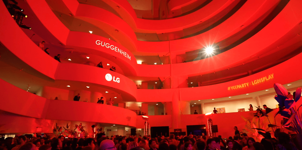 LG partners with Guggenheim Museum to promote brand, support artists. LG와 구겐하임, 현대 미술과 기술의 만남, 발족 행사 전경