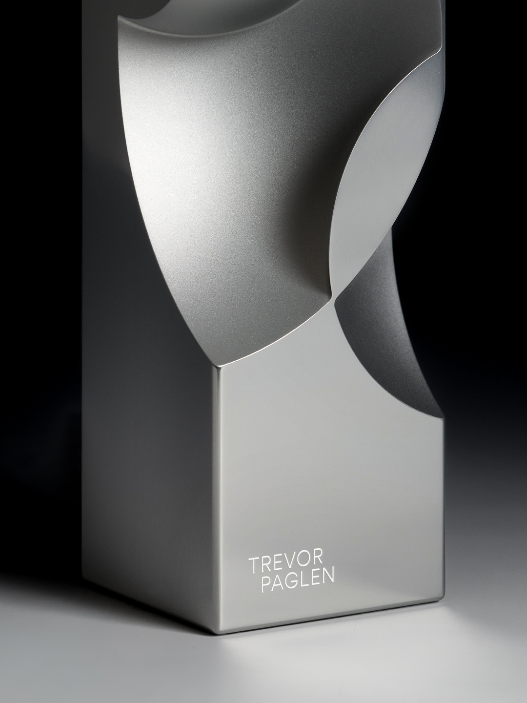 Lower detail of the 2026 LG Guggenheim Award trophy