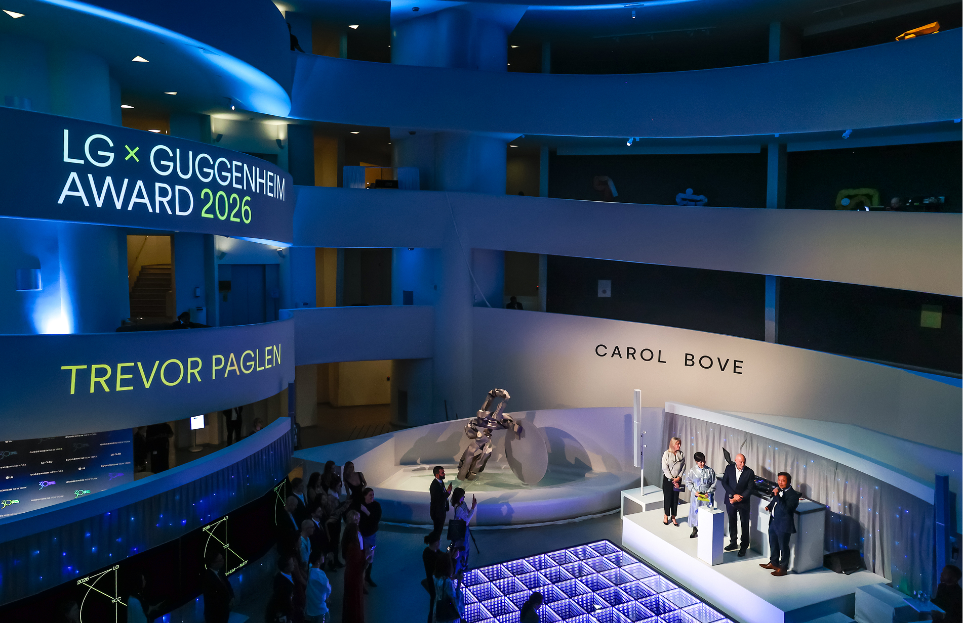 2026 LG Guggenheim Award ceremony held in the Guggenheim Museum rotunda