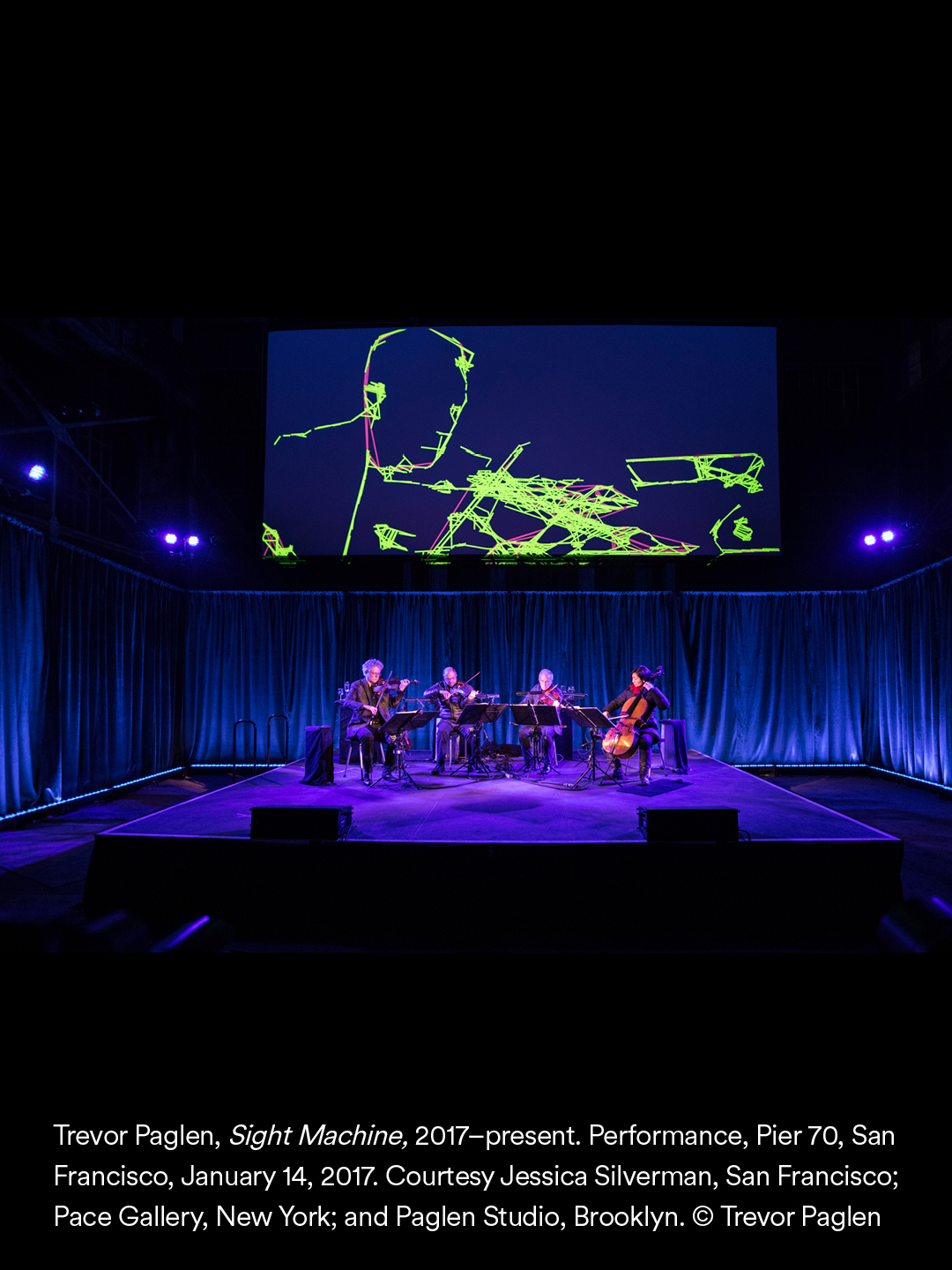 Trevor Paglen’s performance work “Sight Machine”