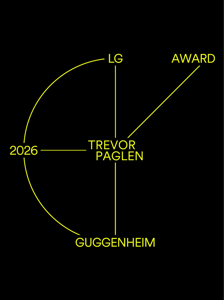 Visual identity for Trevor Paglen, 2026 LG Guggenheim Award recipient