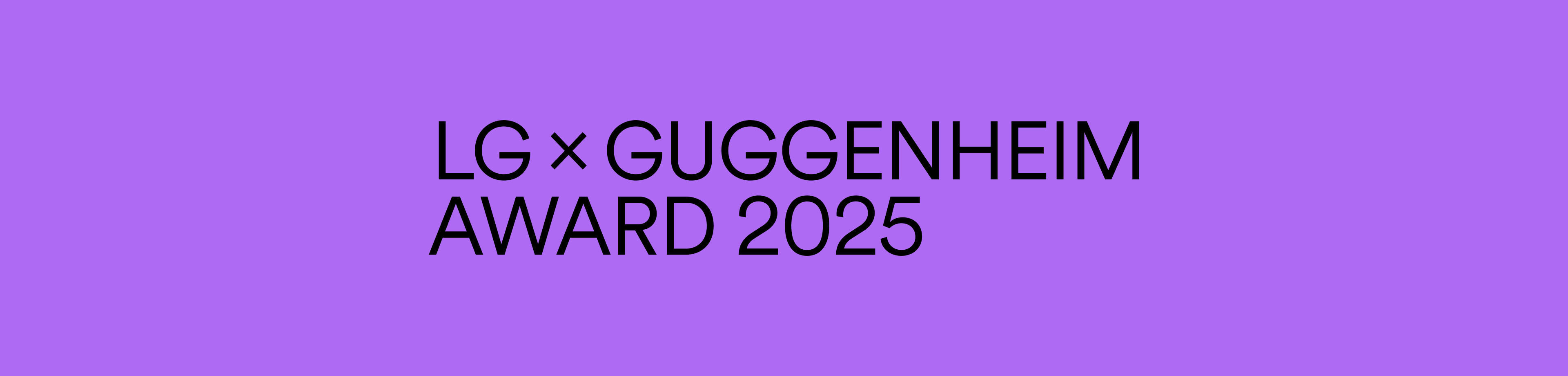 2025 Guggenheim Award