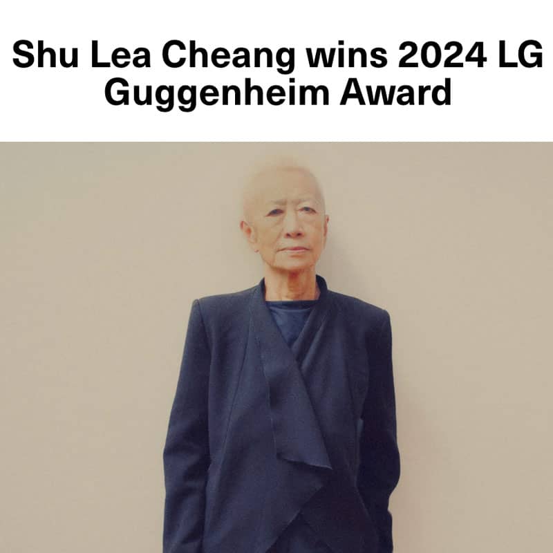 Taiwanese-American Net artist Shu Lea Cheang wins LG Guggenheim Award 2024. Art Review, 2024